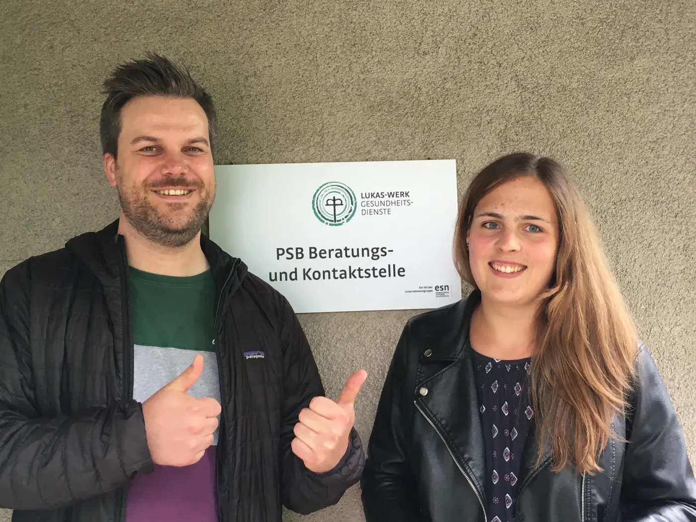 Jan Steinmetz (links) und Julia Martin von der PSB Peine