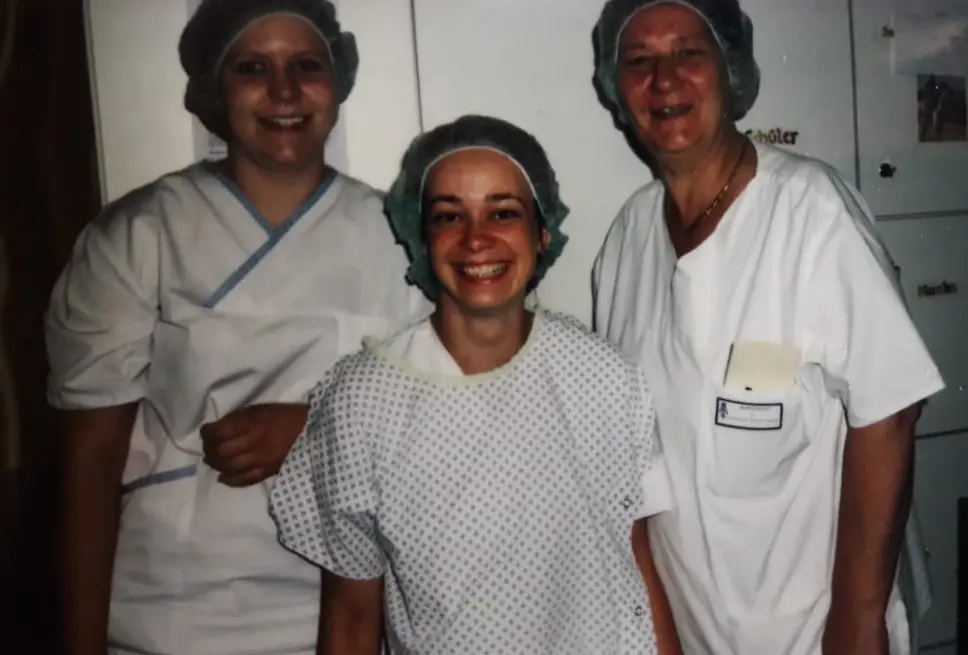 Nadja Bewig in ihrer Ausbildung