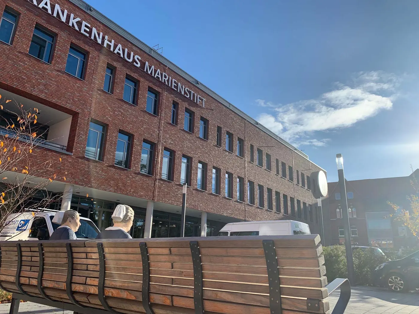 Haupteingang Neubau Krankenhaus Marienstift