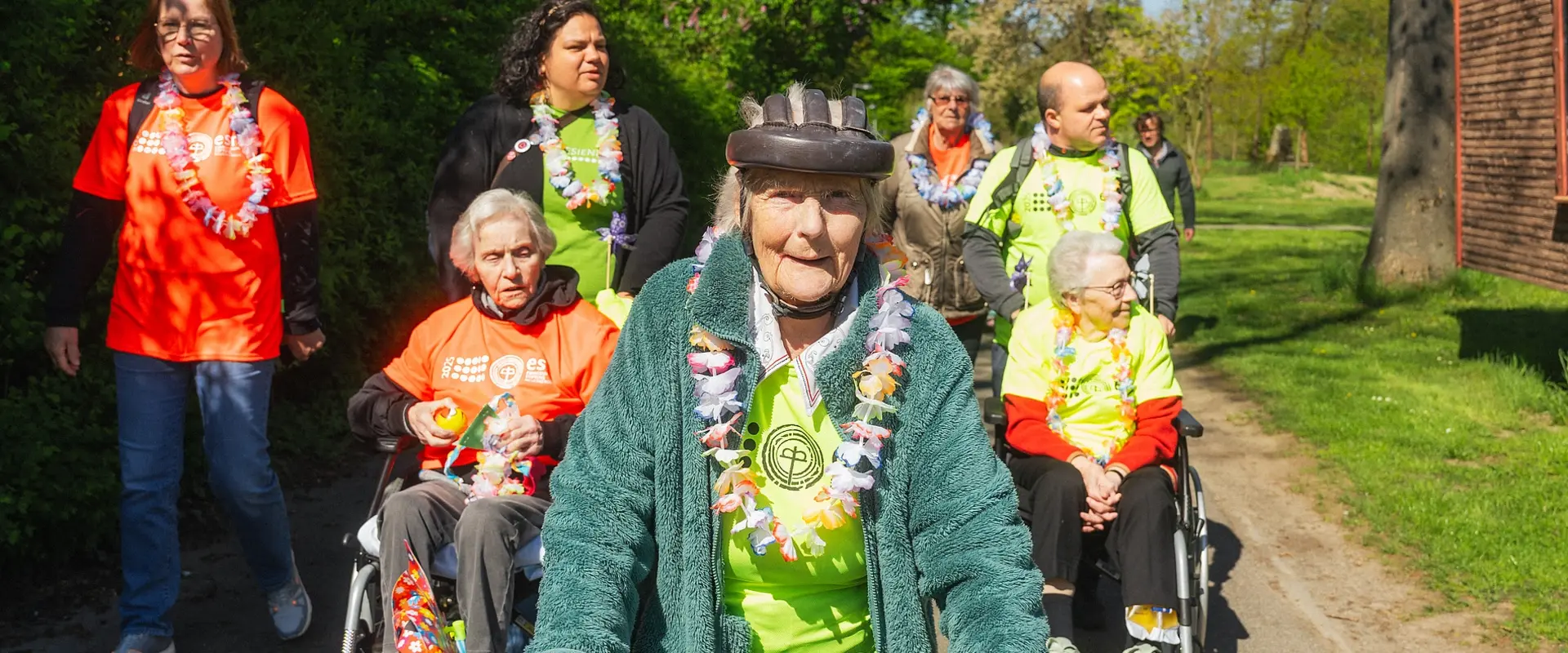 Senioren:innen beim Inklusionslauf