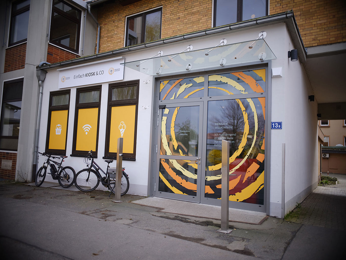 Außenansicht vom "Einfach Kiosk und Co."