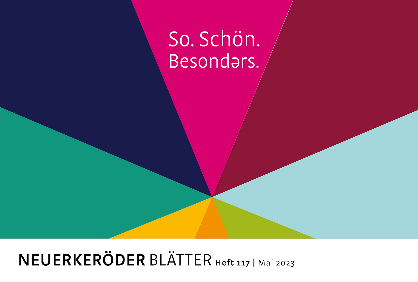 buntes Titelblatt Neuerkeröder Blätter - Ausgabe 117