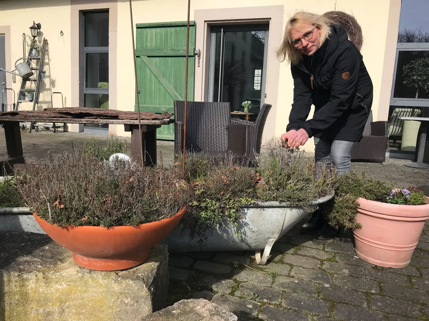 Maren Warmbein auf dem Rittergut Beienrode.