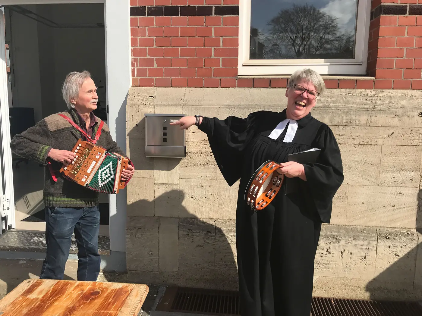 Antje Tiemann bei der Eröffnung der Elise.
