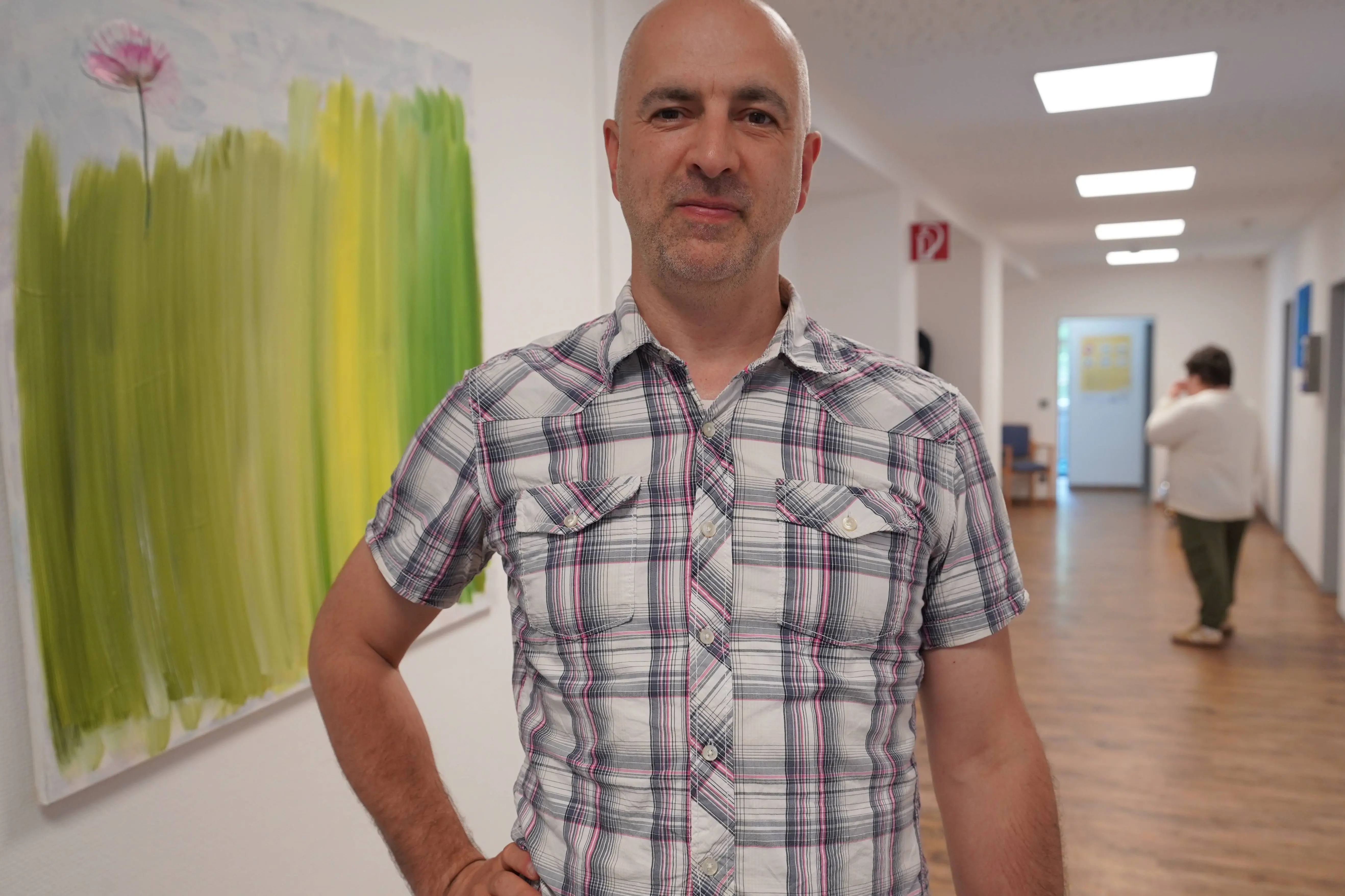 Andreas Jäger bei der Arbeit