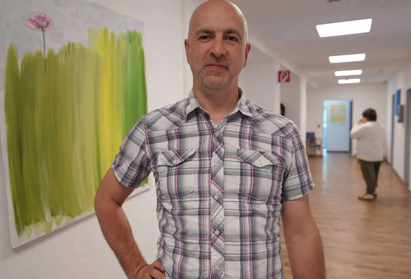 Andreas Jäger bei der Arbeit