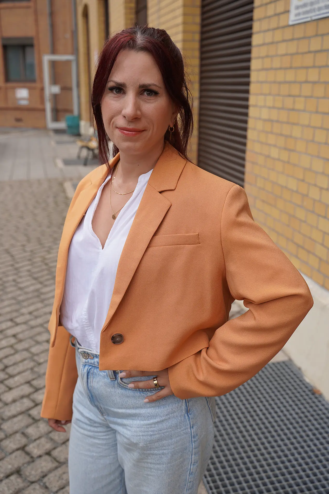 Das Bild zeigt Sabrina Franz, Regionalleitung Diakoniestation Braunschweig.