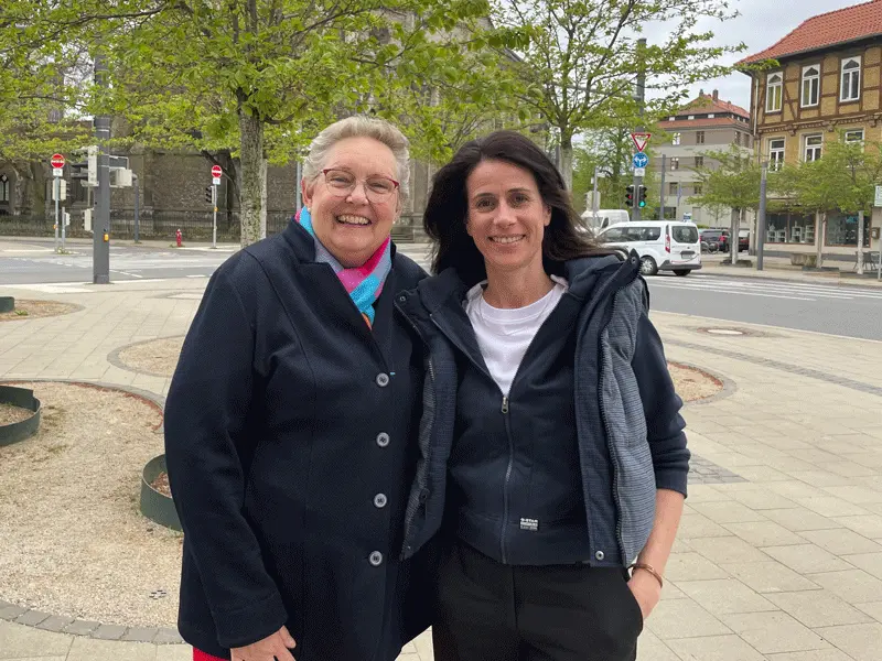 Anuschka Günther und Heike von Knobelsdorff in der Elise