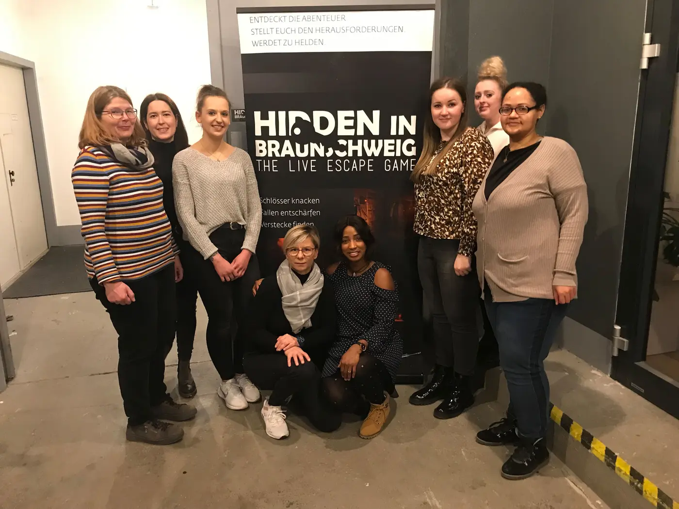 Die Diakoniestation Schwarzer Berg besuchten Escape-Rooms.