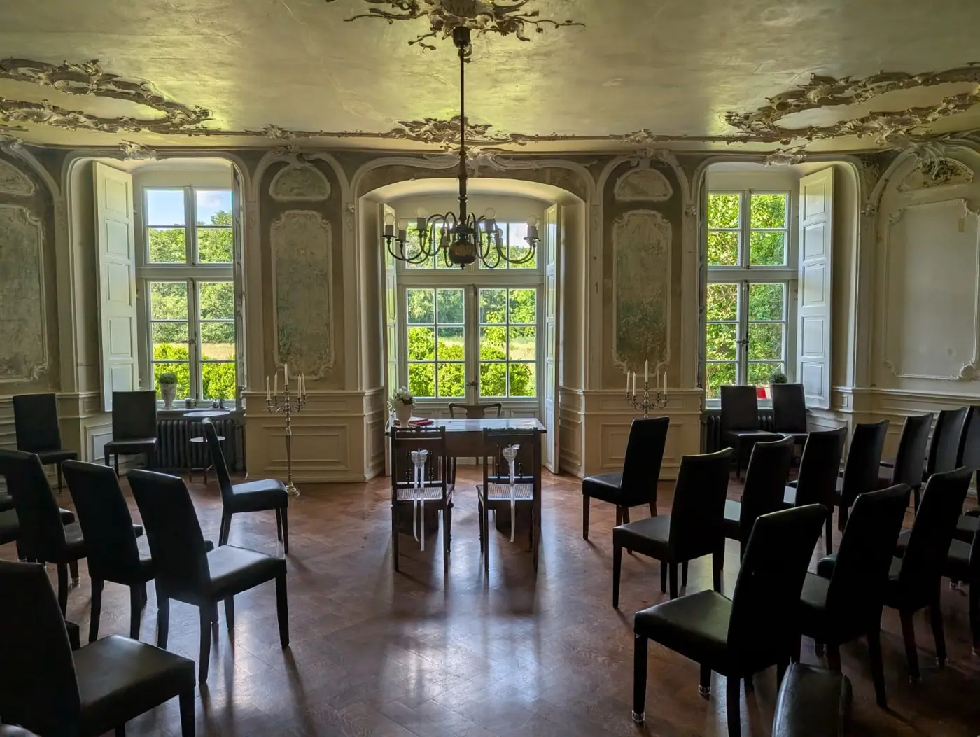 Trauzimmer Hochzeit Rittergut