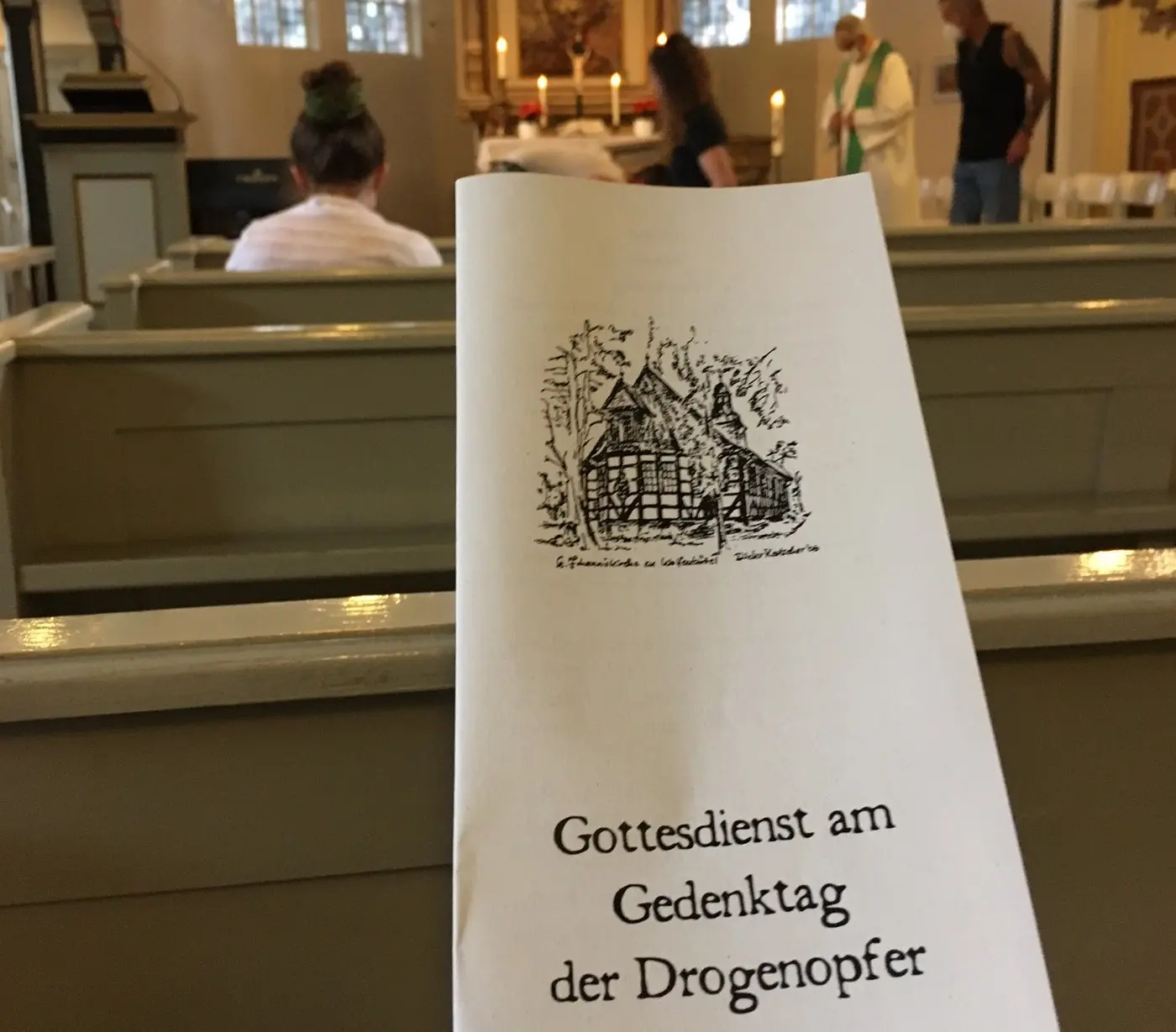 Gottesdienst zum Gedenktag für Drogentote