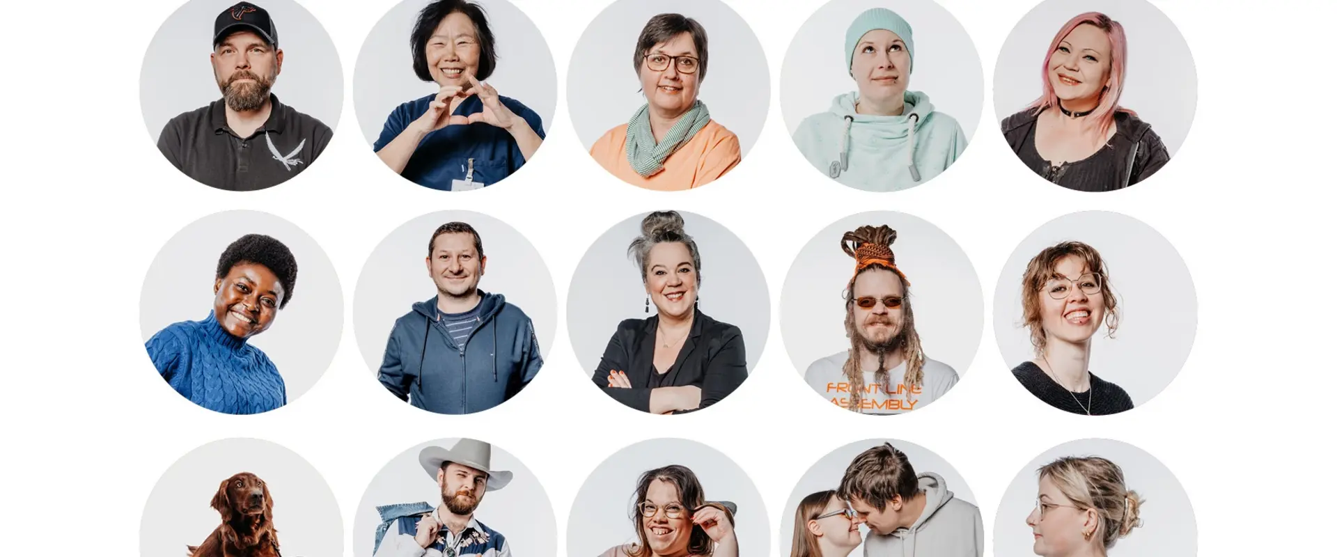 Fotostrecke mit Menschen aus der Unternehmensgruppe esn