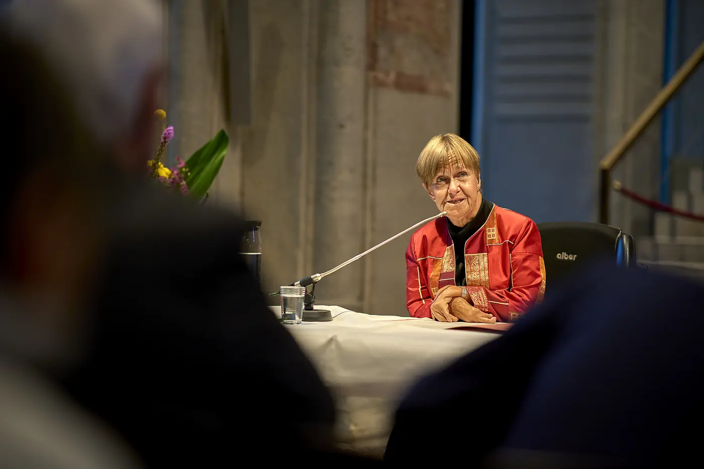 Annetraud Grote Spricht beim Stiftungsempfang der esn.