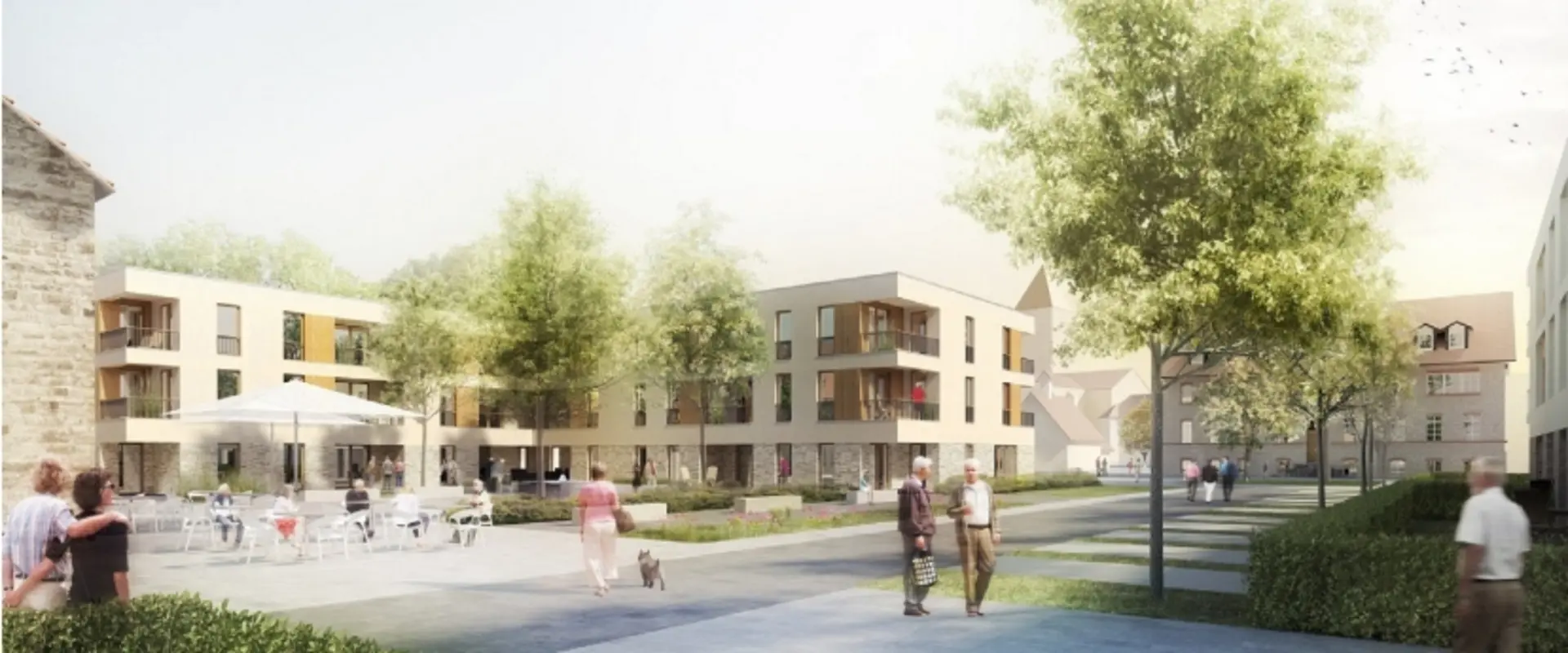 Entwurf Visualisierung des QSL von Feddersen_Architekten