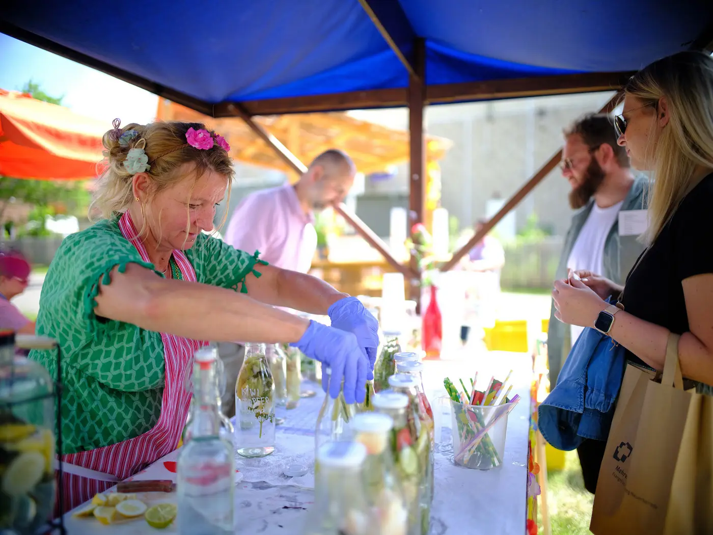Ein Stand beim Sommerfest in Neuerkerode 2022
