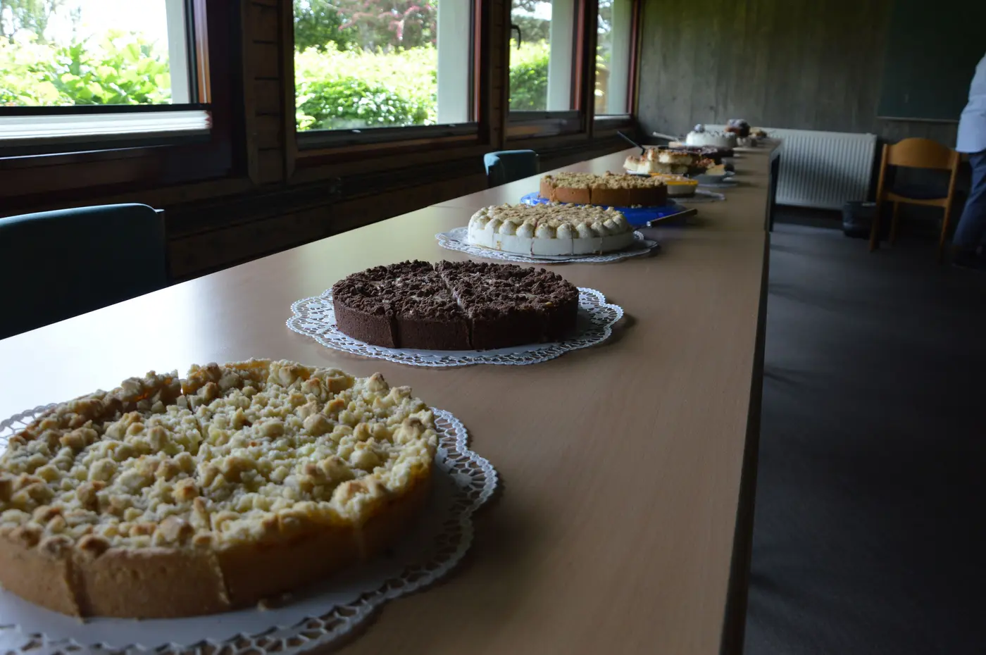 Kuchen bei dem Fest der Filiale Schwarzer Berg in der Christuskirche in Braunschweig.