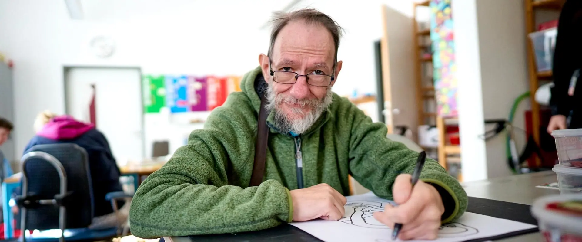 Holger Denecke in der Villa Luise