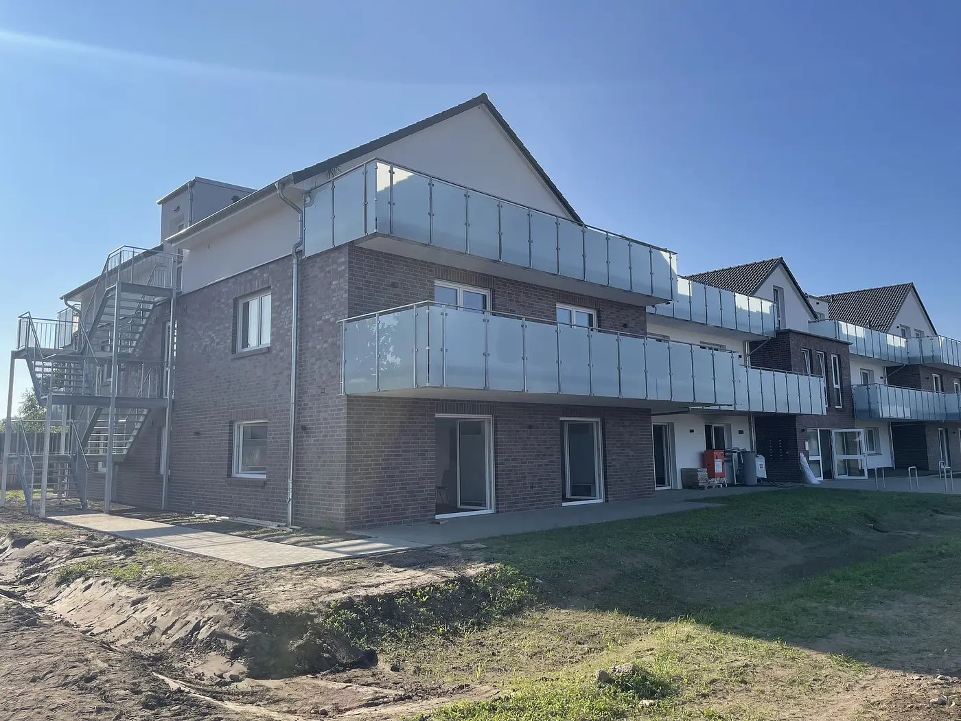 Auf dem Bild sieht man das fertige Haus Lebensglück in Eschede.