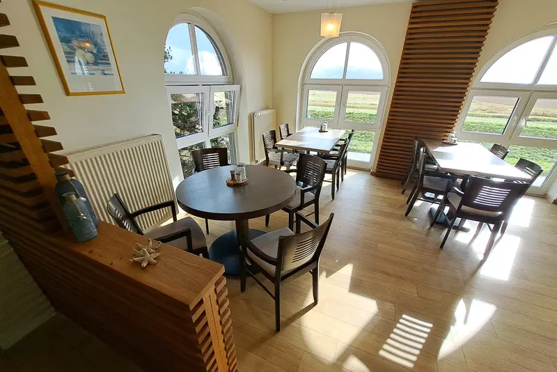 Das Bild zeigt den Speiseraum auf Juist.