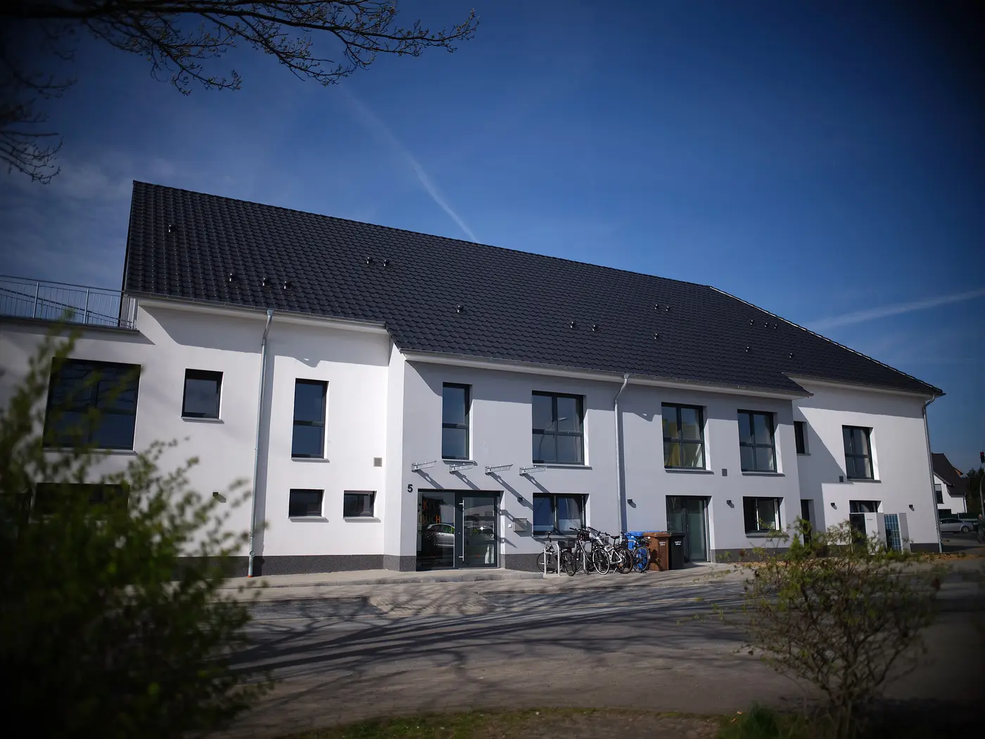 Das Haus "Lebensglück" in Gamsen.