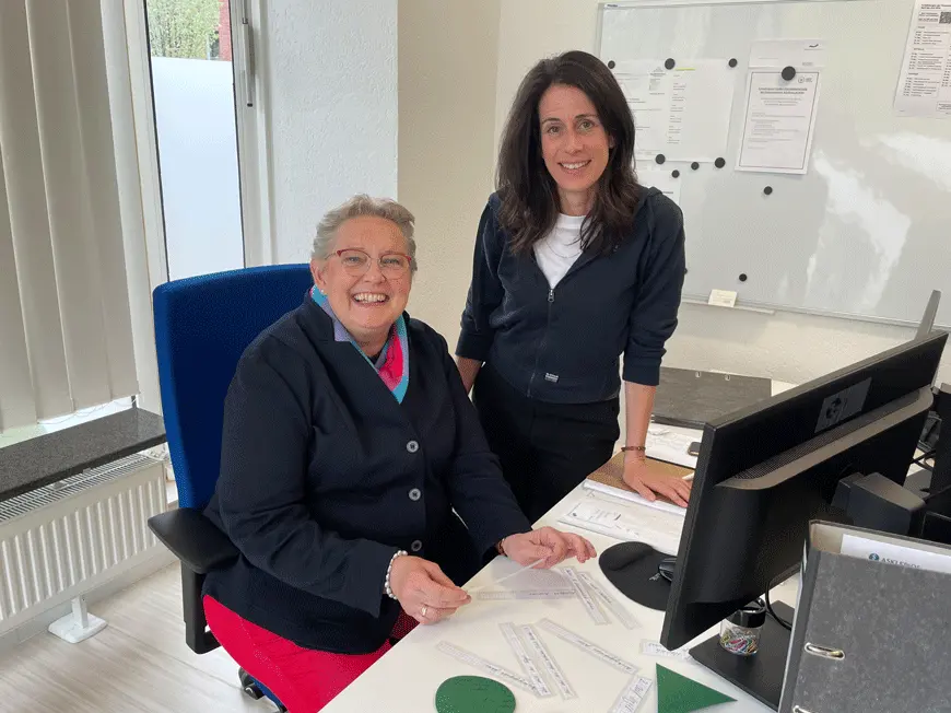 Anuschka Günther und Heike von Knobelsdorff in der Elise.