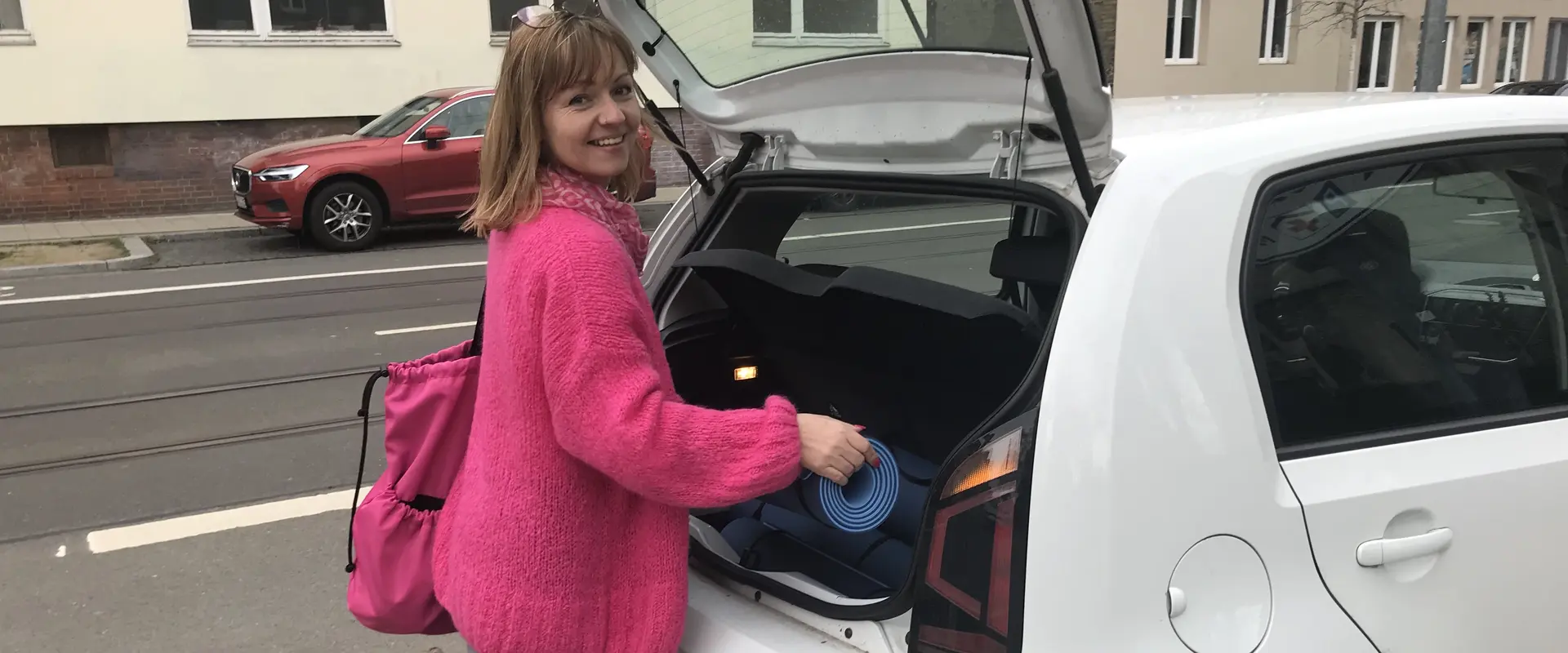 Brigitte Hube fährt für die DIAPP zu ihren Klienten